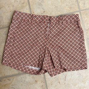 Women’s shorts size 8 with geometric design